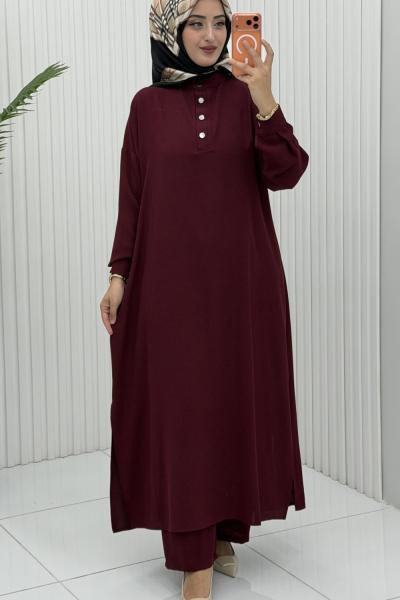 Beril Takım Bordo Bordo