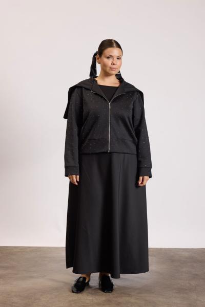 Scuba Taşlı Takım Siyah