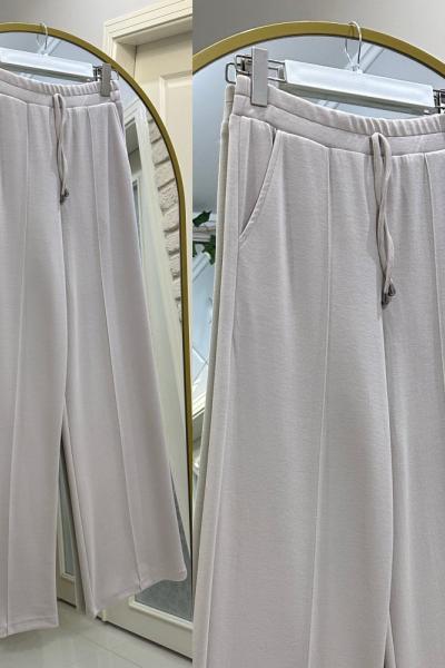 Bol paça oysho pantolon taş Taş Rengi