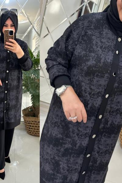 Yaren takım oyşo kumaş siyah Siyah