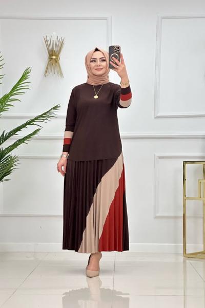 Gökkuşağı Etekli Takım