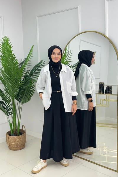 PERY GÖMLEK - BEYAZ