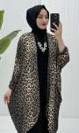 Lavinya Abaya Leopar Leopar