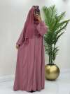 Mahra Abaya Pembe